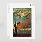 Thurston's grootste Mystery Vintage Ad Briefkaart (Voorkant / Achterkant)