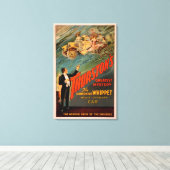 Thurston's verbannen Whippet Willys-Overland Canvas Afdruk (Insitu (Houten vloer))