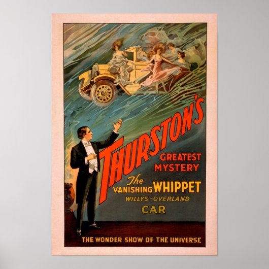 Thurston's verbannen Whippet Willys-Overland Poster (Voorkant)