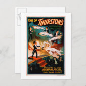 Thurston's verbluffende mysteries Magisch Poster Briefkaart (Voorkant / Achterkant)