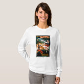 Thurston's verbluffende mysteries Magisch Poster T-shirt (Voorkant volledig)