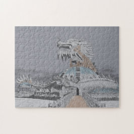 Thuy Tien Lake Abandoned Water Park Illustration Legpuzzel