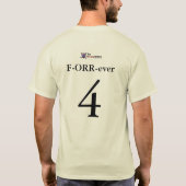 THW F"ORR"ever "4" Organic T-Shirt (Achterkant)