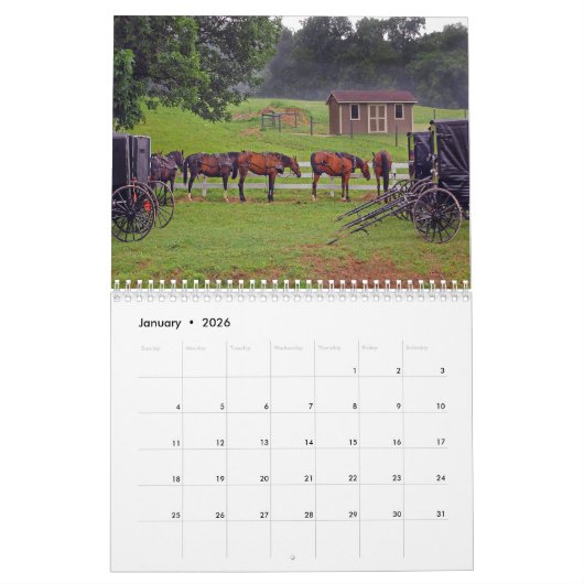 Thy Amish Photobook Calendar Kalender (Jan 2026)