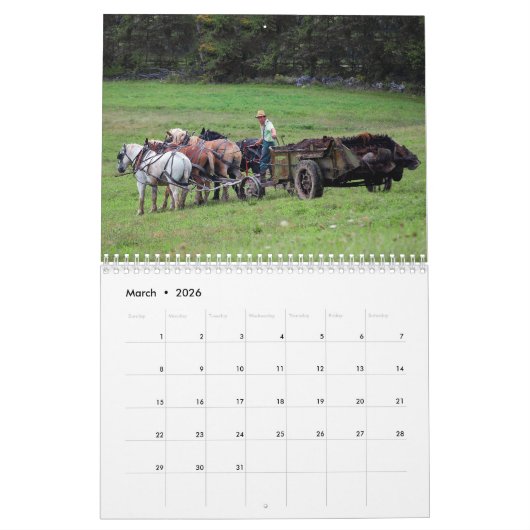 Thy Amish Photobook Calendar Kalender (Mar 2026)