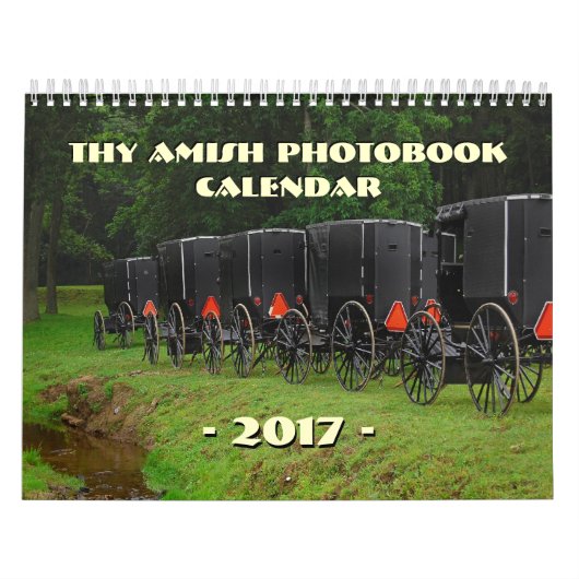 Thy Amish Photobook Calendar Kalender (Hoes)