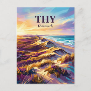 Thy Nationaal Park Denemarken Briefkaart