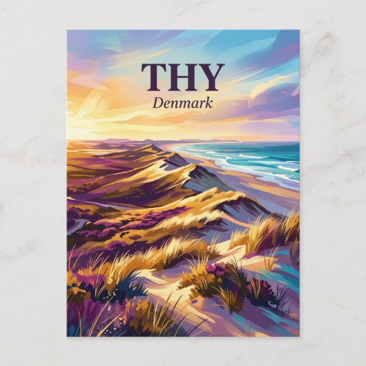 Thy Nationaal Park Denemarken Briefkaart (Voorkant)