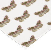 Thyatira batis - de peach Blossom Moth Tafelkleed (Gekanteld)