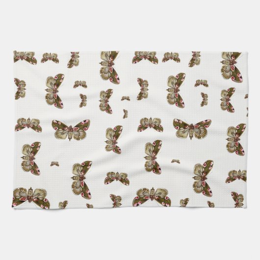 Thyatira batis - de peach Blossom Moth Theedoek (Horizontaal)