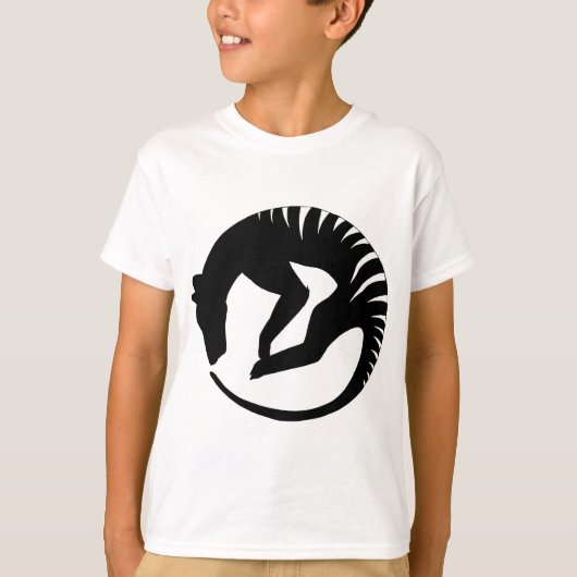 Thylacine Alive (zwart) Kind T-shirt (Voorkant)