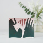 thylacine briefkaart (Staand voorkant)