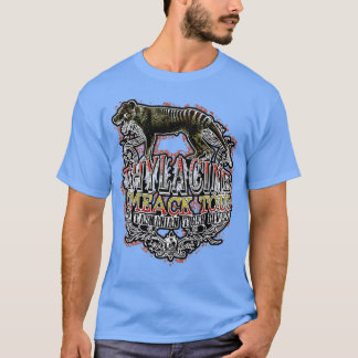 Thylacine de bedreigde tijger van de Tasmaanse lev T-shirt