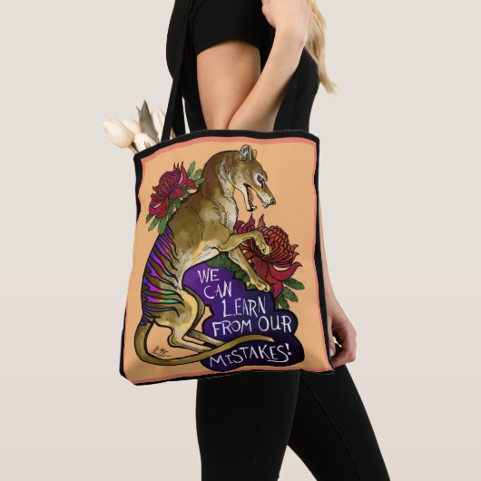 Thylacine kunnen we leren tote bag (Dichtbij)