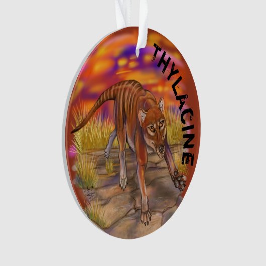 Thylacine Ornament (voorkant)