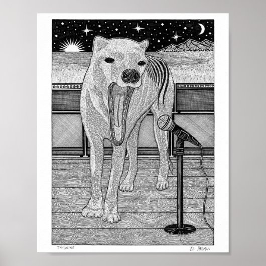 Thylacine Poster (Voorkant)