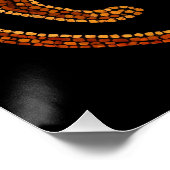 Thylacine Spirit – Traditionele Aboriginal Pot Pai Perfect Poster (Hoek)