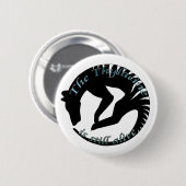 Thylacine Stille-OceaanLogo Ronde Button 5,7 Cm (Voorkant /achterkant)