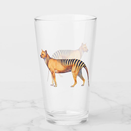 Thylacine (Tasmaanse tijger) Glas (Voorkant)