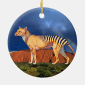 Thylacine (Tasmaanse tijger) Keramisch Ornament (Achterkant)