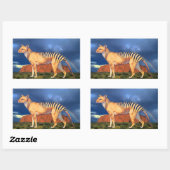 Thylacine (Tasmaanse tijger) Rechthoekige Sticker (Vel)