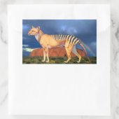 Thylacine (Tasmaanse tijger) Rechthoekige Sticker (Tas)
