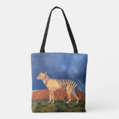 Thylacine (Tasmaanse tijger) Tote Bag (Achterkant)