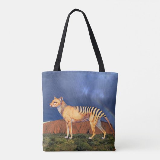 Thylacine (Tasmaanse tijger) Tote Bag (Achterkant)