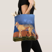 Thylacine (Tasmaanse tijger) Tote Bag (Dichtbij)