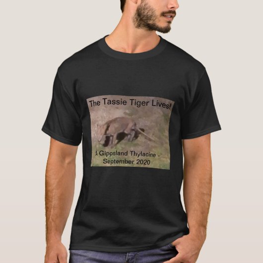 Thylacine Tasmanian Tiger T-Shirt (Voorkant)