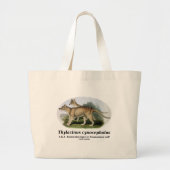Thylacinus cynocephalus (Tasmaanse tijger of wolf) Grote Tote Bag (Voorkant)