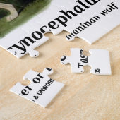 Thylacinus cynocephalus (Tasmaanse tijger of wolf) Legpuzzel (Zijkant)