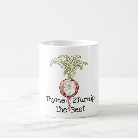 Thyme 2Turnip de Mok van het Beet Koffie (Center)
