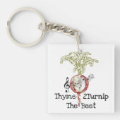 Thyme 2Turnip the Beet Sleutelhanger (voorkant)