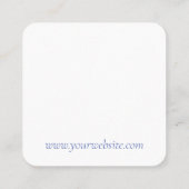 Thyme Herb Flowers Bedankt voor je aankoop Vierkante Visitekaartje (Achterkant)