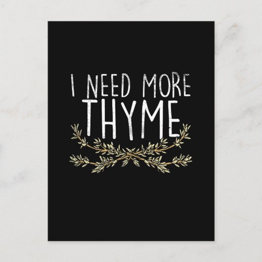 Thyme Herb Plant Briefkaart (Voorkant)