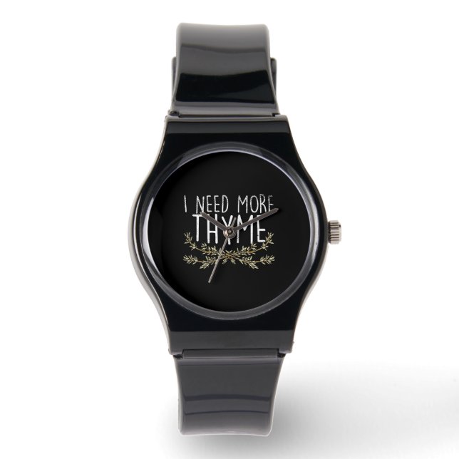 Thyme Herb Plant Horloge (Voorkant)