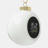 Thyme Herb Plant Keramische Bal Ornament (Links)