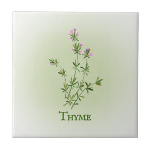Thyme Herbal Design Ceramic Tegel Tegeltje