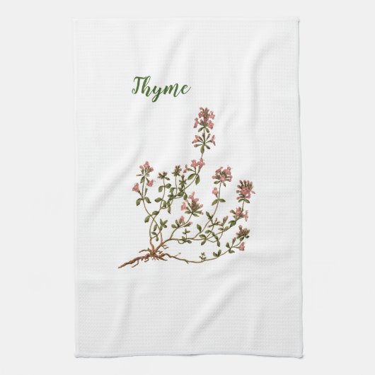 Thyme Herbs Kitchen Towel Theedoek (Verticaal)