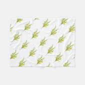Thyme kruiden Botanische kruiden Fleece Deken (Voorkant (Horizontaal))