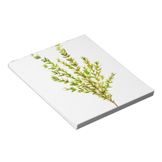 Thyme kruiden Botanische kruiden Notitieblok (Schuin)
