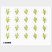 Thyme kruiden Botanische kruiden Ronde Sticker (Vel)