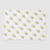 Thyme kruiden Botanische Planten Waterverf Groen Tissuepapier (Voorkant)