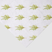 Thyme kruiden Botanische Planten Waterverf Groen Tissuepapier (Detail)