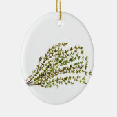 Thyme kruiden keukenkunst waterverf groen keramisch ornament (Rechts)