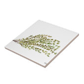 Thyme kruiden waterverf keukenkunst tegeltje (Zijkant)