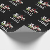 Thyme om Funny Chill Pun Dark BG te winnen Cadeaupapier (Hoek)