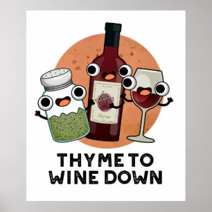 Thyme om Funny Chill Pun te winnen Poster