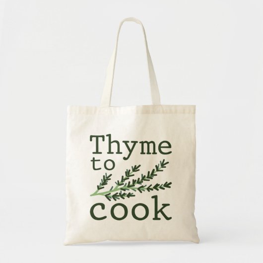 Thyme to Cook Tote Bag (Voorkant)